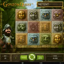 Retrozino - Gonzo's Quest Slot Game - NetEnt Adventure Pokies