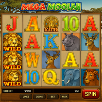 Retrozino - Mega Moolah Jackpot Slot - Progressive Pokies